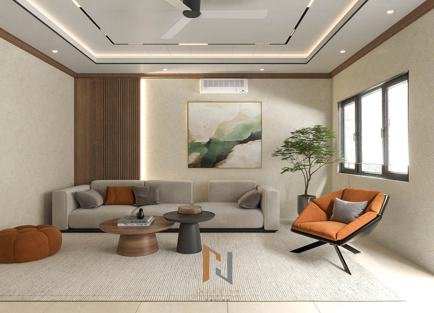 Không gian sofa phòng khách